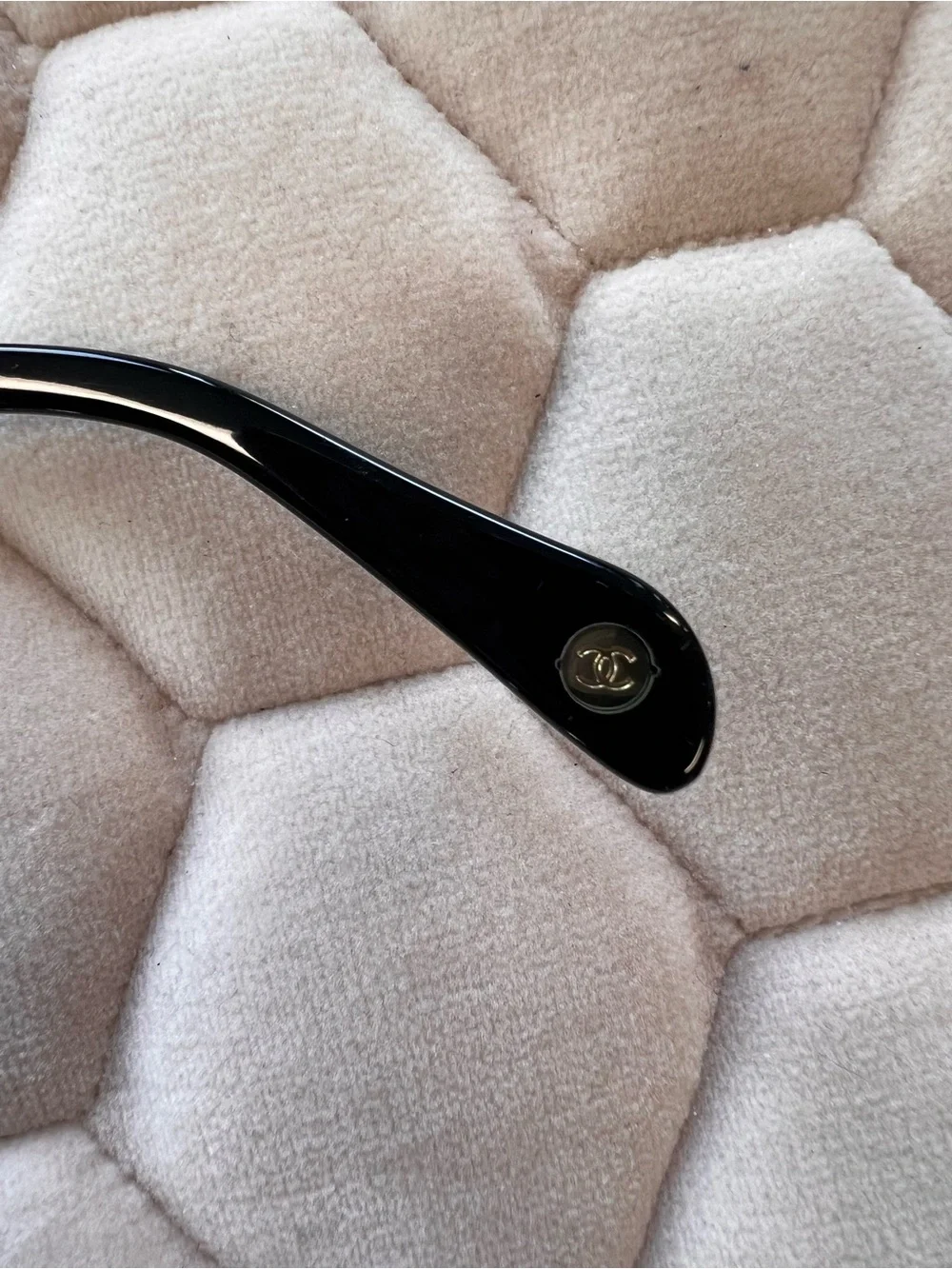 Authentic Chanel Black petite Rectangular Optical frame